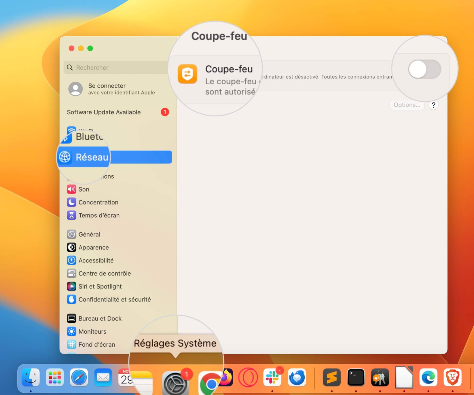 Comment désactiver le pare-feu sur Mac