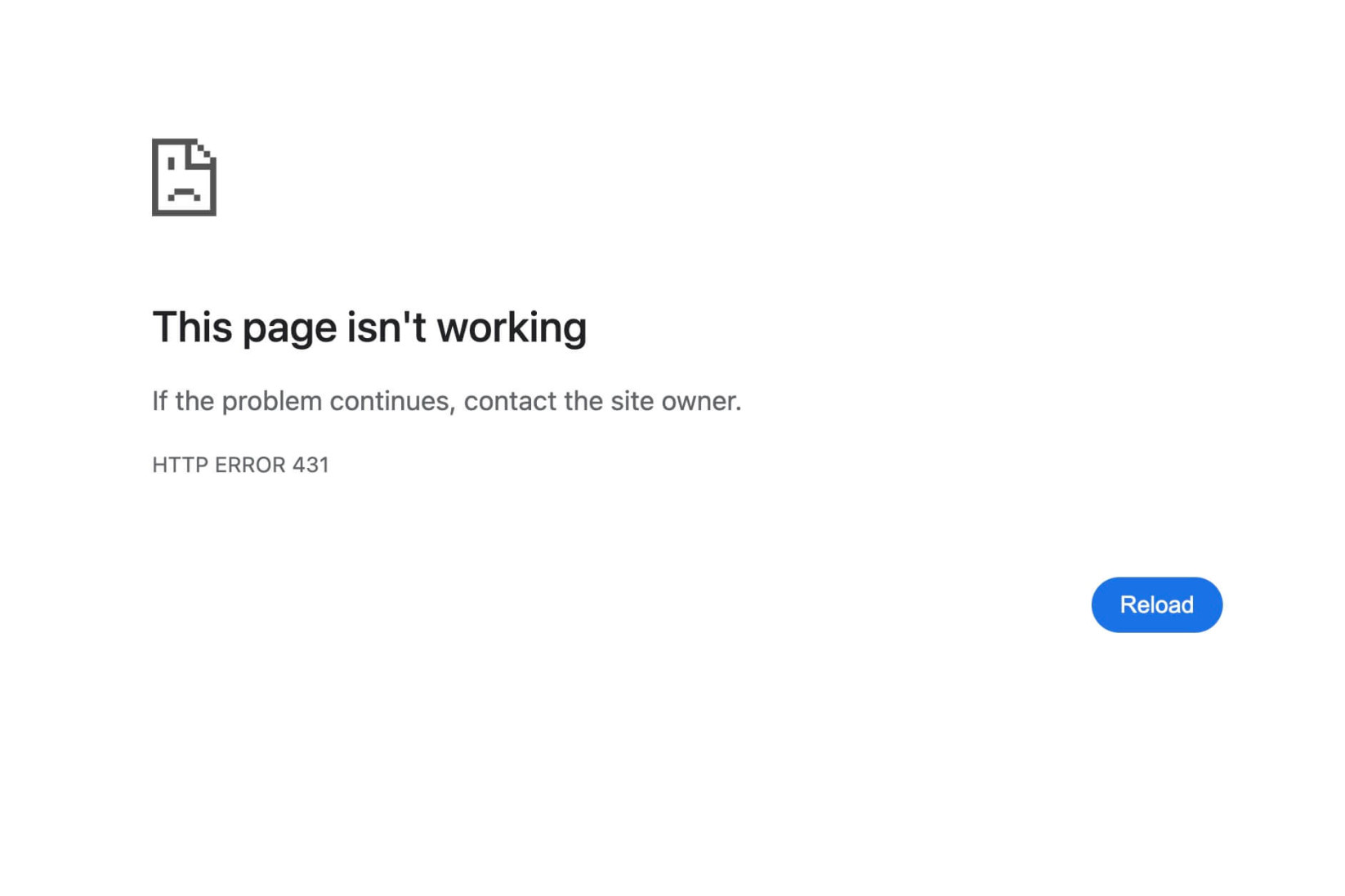 Erreur HTTP 431 « Request Header Fields Too Large » 