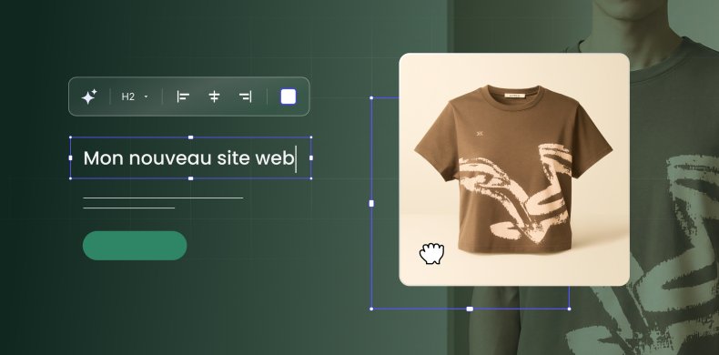 Image abstraite de la création d’un nouveau site web de commerce électronique