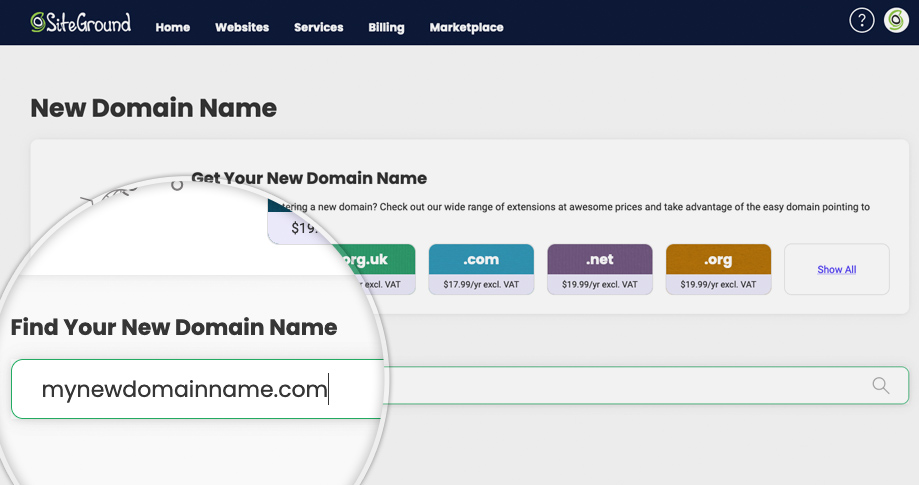 Comment acheter un nom de domaine dans votre Espace Client 