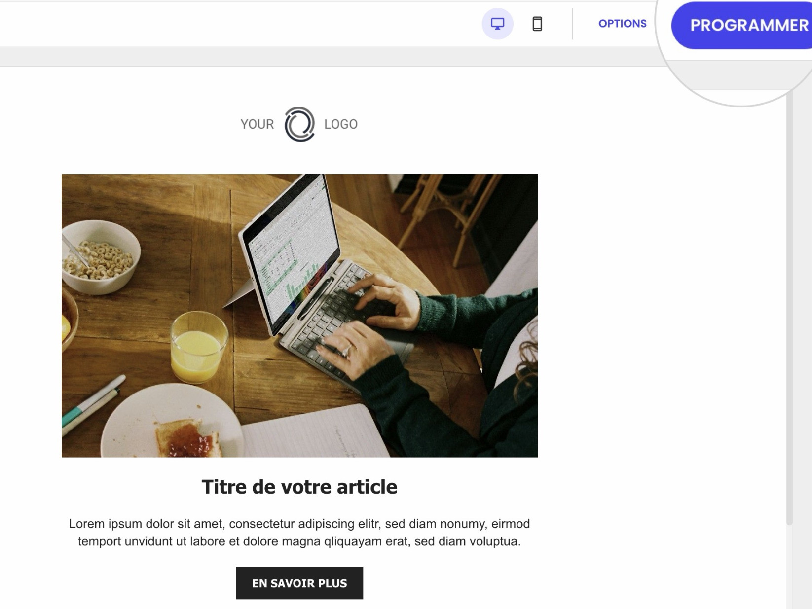Envoyez votre campagne