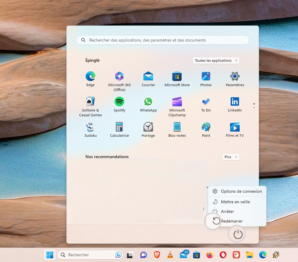 Comment redémarrer Windows en mode sans échec