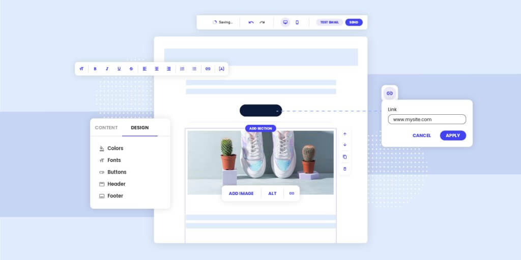 Outil de SiteGround Email Marketing