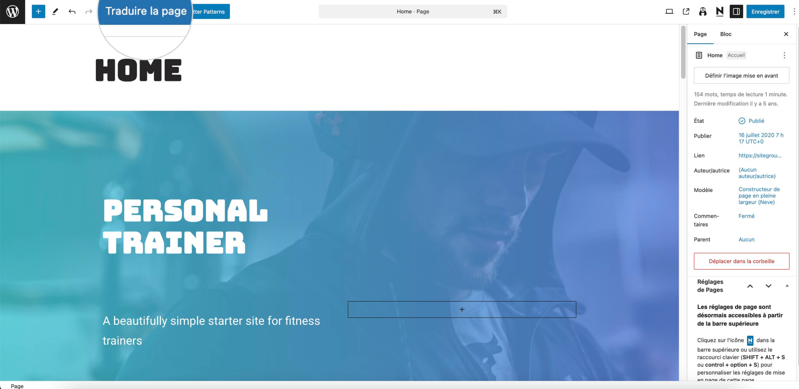 Sélection et traduction de pages WordPress spécifiques avec TranslatePress.